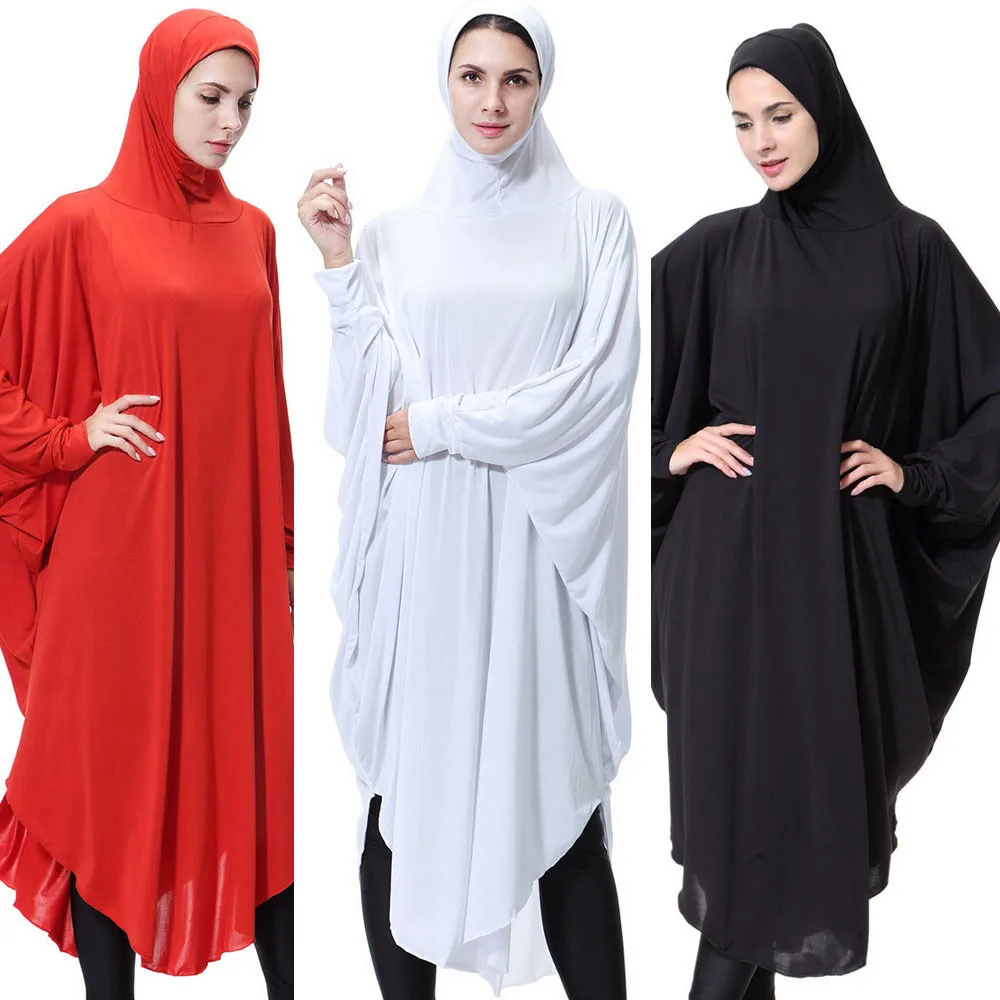 

Women FashionWomens Lady Daily Casual Muslim Soild Long Sleeve Long Vintage Fasion Dresses 4.12
