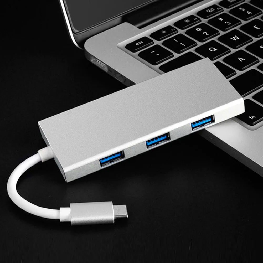

7 In 1 Hub Type-C to HDMI/USB3.0/SD/TF Card Reader Adapter for Macbook Windows Laptop HDTV XXM8