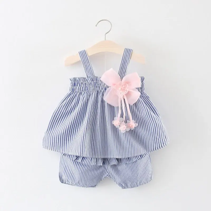 New Born Baby Girls Clothing Sets Princess Dress Tops+Hot short Pants 2 Pcs Kids Outfits Sets 2018 Children Summer Clothes Set (10)