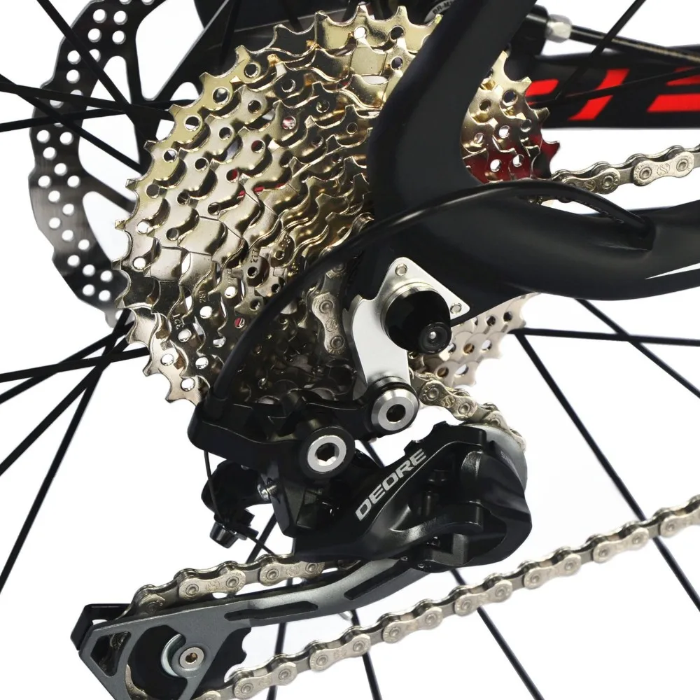 Sale BEIOU Carbon 27.5-Inch Mountain Bike 17" Frame 30 Speed SHI MANO M610 DEORE 650B MTB T800 Fiber Ultralight 10.8kg Matte 3K CB20 13