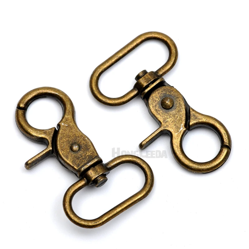 30pcs/lot 25mm 1inch antique brass Bronze color Alloy Swivel Clasps