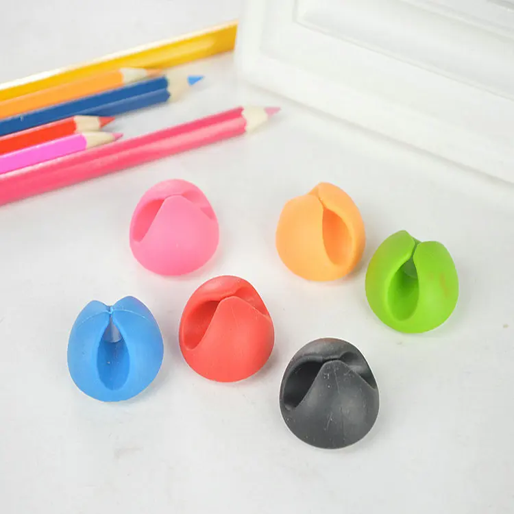 Lots of Cable Clip Desk Tidy Wire Drop Lead USB Charger Cord Holder Secure Table