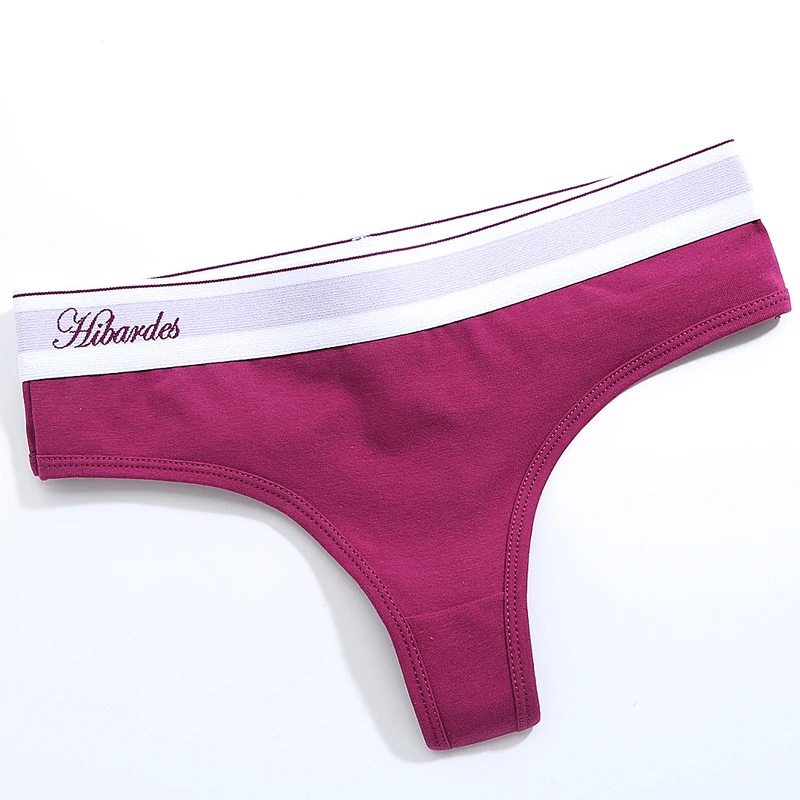 5 шт. женское нижнее белье 93% хлопок 7% спандекс|sexy lingerie panties|thong womenlow waist thong |