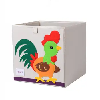 

1 Pc Toys Storage Box Foldable Book Organizer Clothes Storage Bins for Bedroom Living Room