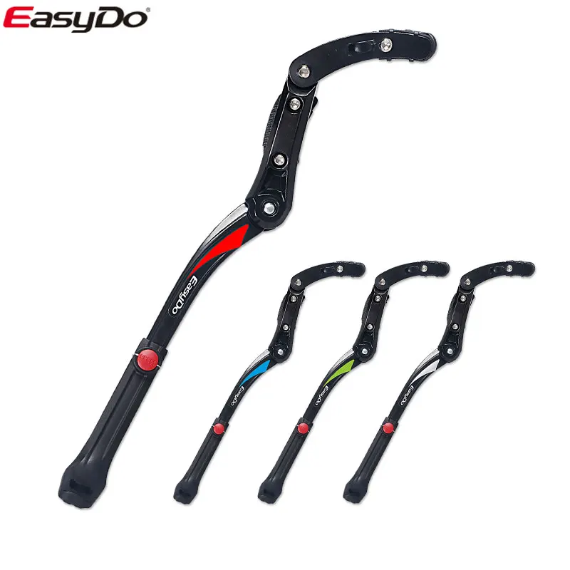 Easydo велосипед kickstand сплав 2"-29" MTB горный велосипед рама боковой удар поддержка 26-33 см Регулировка цикла парковка стойка KA56 KA56L