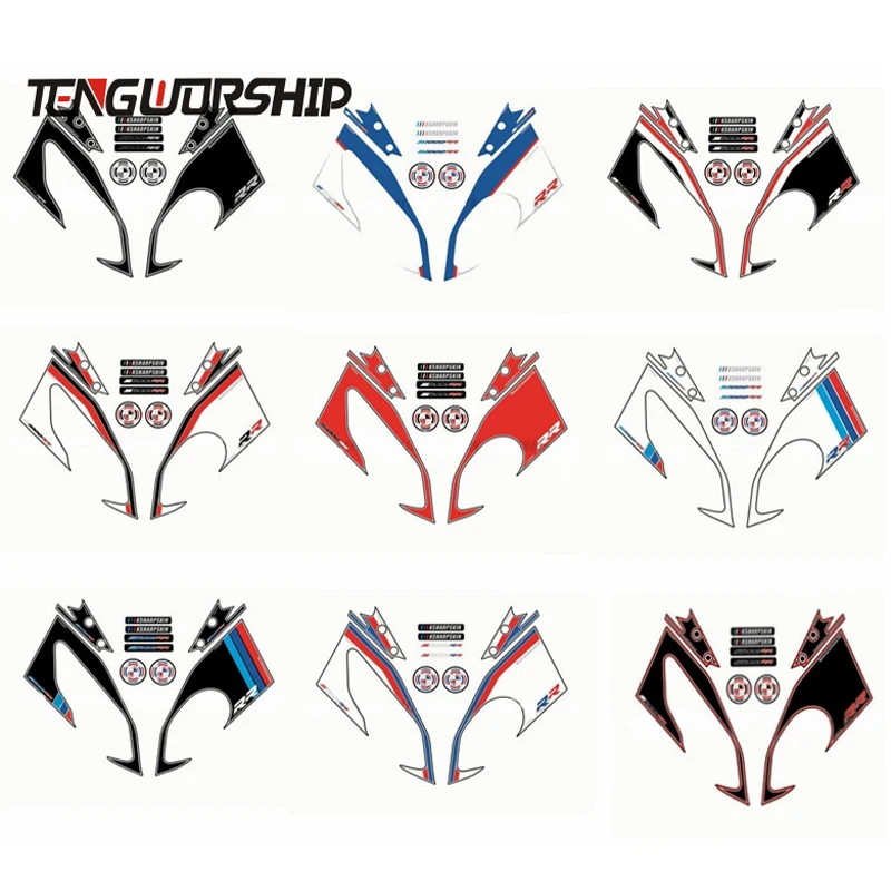 

Front Fairing Motor Number Board 3D Gel Protector for BMW 2015-2017 S1000RR