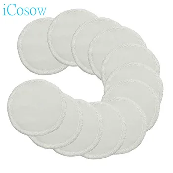 

iCosow 50 Pcs Make Up Cotton Pads Wipe Pads Nail Art Polish Cleaning Pads Facial Cosmetic Cotton Makeup Remover Clean Tool