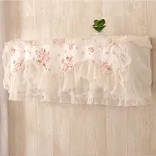 Кружевной чехол для кондиционера, романтическое свадебное украшение, Настенный Кондиционер, цветочный чехол для дома, пылезащитный чехол