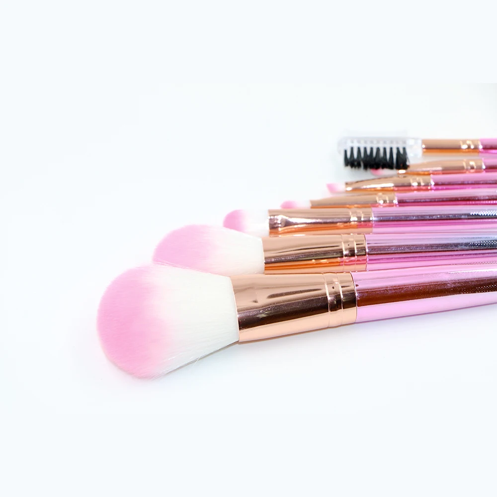 Brand 7PCS Mermaid Makeup Brushes Set Eyeshadow Eyebrow Eyeliner Blush Contour Foundation Lip Cosmetic Beauty Make Up Brush Kits (4)
