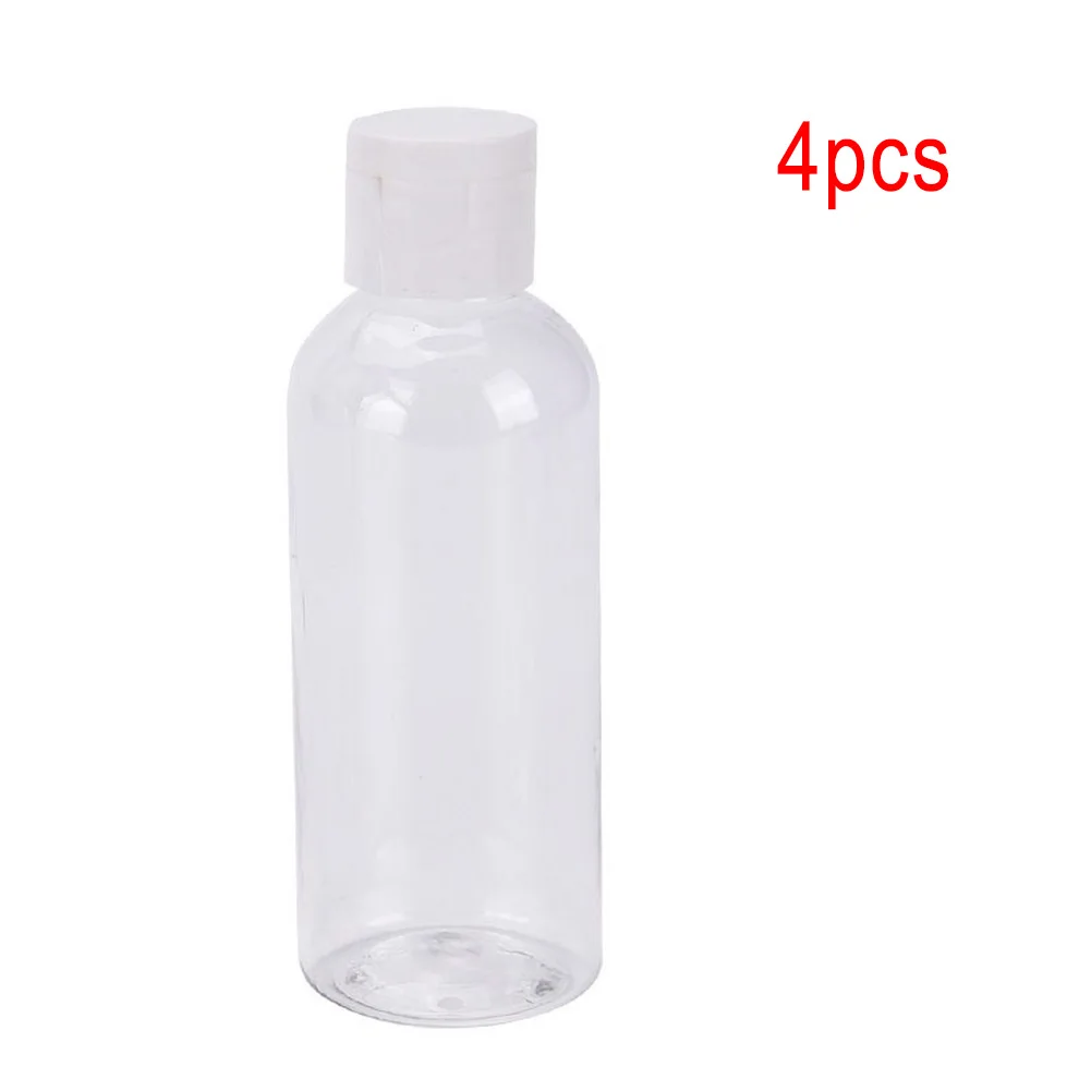 Портативный пустая бутылка 4 шт./компл. 100 мл Пластик бутылки для путешествий суб бутылка шампуня косметический лосьон контейнер