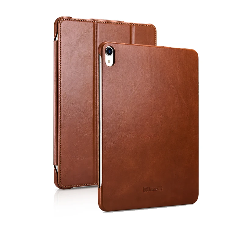 Ultra Slim Smart Case for iPad Pro 12.9 2018 Genuine Leather Magnetic Auto Wake Sleep Retro Stand Cover | Компьютеры и офис