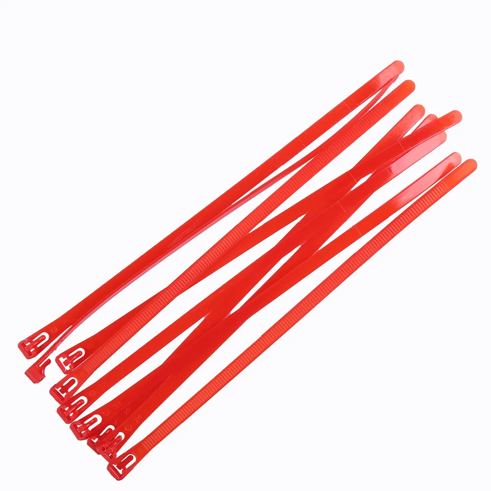 CABLE TIES WIRE TIES RED NYLON 7/" LOT OF 100 NEW MADE IN USA
