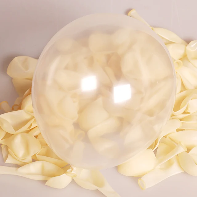 10 шт./лот 12 дюймов толщиной 2,8 г прозрачные латексные шары прозрачный шар романтическое Надувное свадебное украшение на день рождения - Цвет: 10pcs