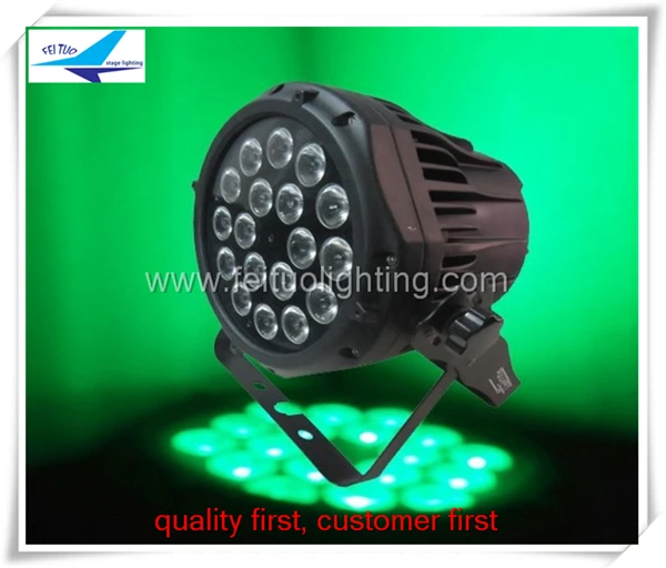 E 2pcs 50pcs 18x10 Вт rgbw 4 в 1 par led открытый ip65 64 сценический эффект лампы для сценического