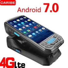 Caribe PL-50L мобильный компьютер android pda wifi 2d bluetooth сканер штрих-кода и gps принтер UHF RFID nfc POS принтер