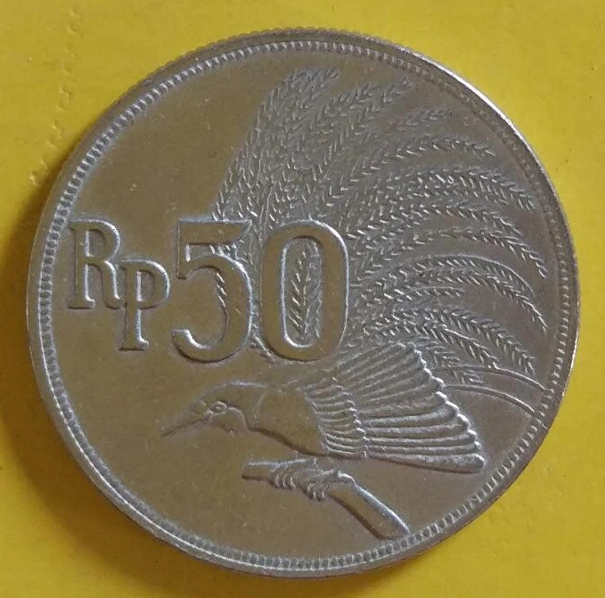 

24mm Greater Bird Of Paradise Indonesian Coin