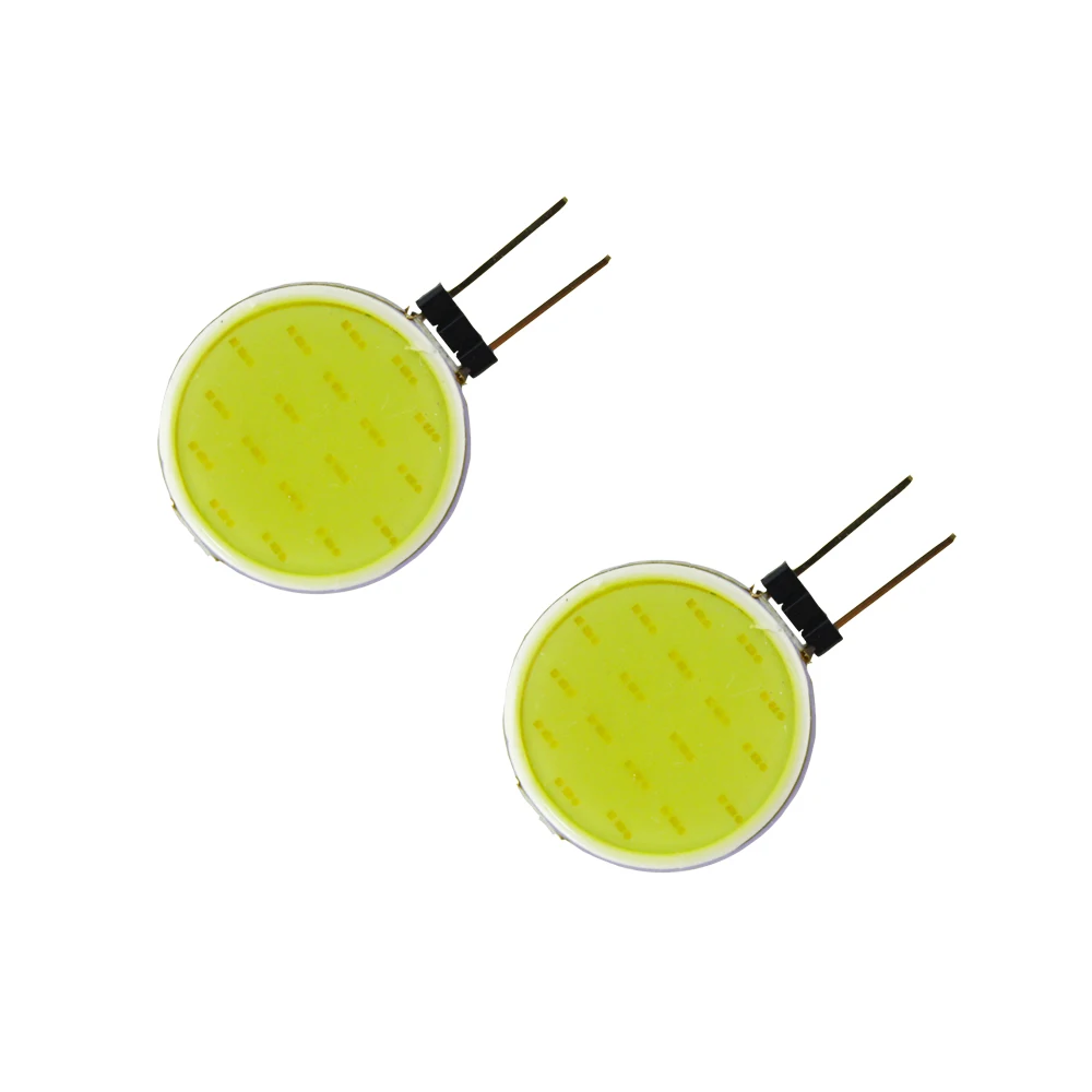 

2pieces G4 LED COB 18SMD White/Warm White Marine RV Reading Car Led Light Bulbs Lamp 12V