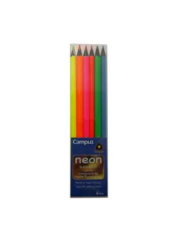 

Campus-set 6 crayons neon element