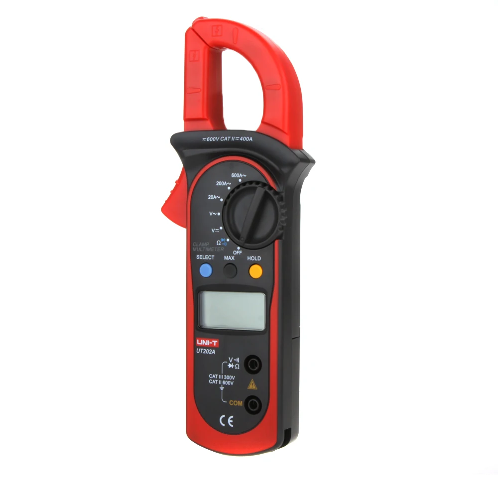 

UNI-T 600A DC/AC Voltage AC Current Tongs Data Hold Clamp Meter Resistance Digital Clamp Meter Diagnostic-tool W/ MAX & MIN Mode