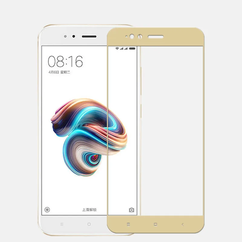 Твердое Защитное стекло для сотового телефона Xiaomi Mi A1 5x Закаленное пленка 3D 9H