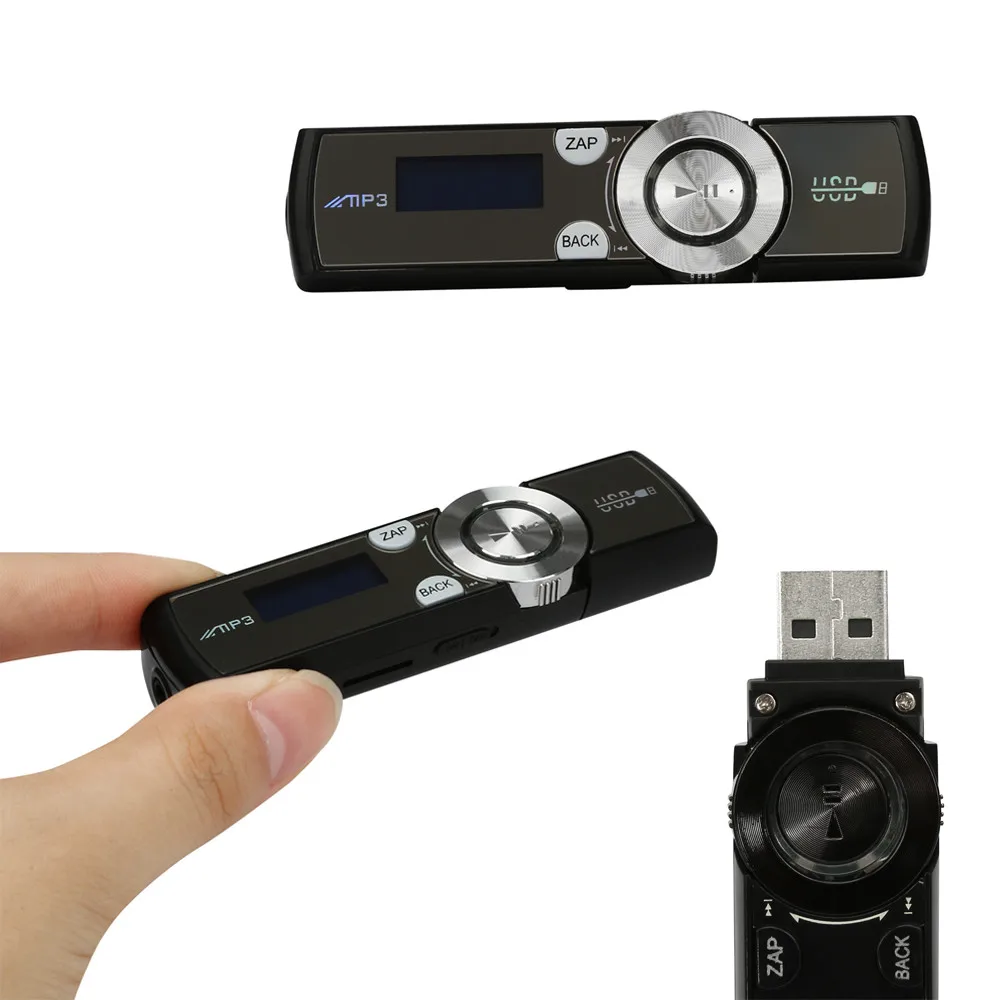 HIPERDEAL портативный мини USB флэш MP3 плеер ЖК-экран Поддержка флэш 8 ГБ TF слот для карт цифровой mp3 музыкальный плеер# T