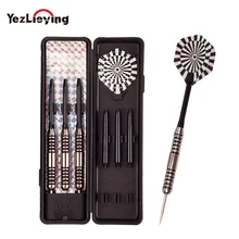 3 шт./кор. Высокое качество 20g профессиональная портативная рация Сталь советы для игры в дартс дротики для бросания w/валы полета борона баррель Accessoriesdongye037