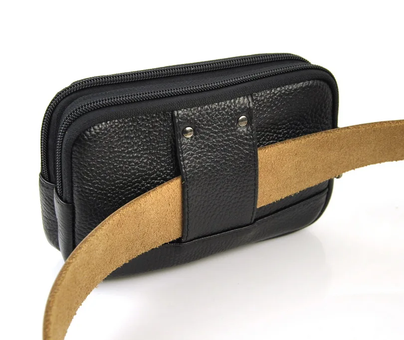 Мужская винтажная сумка на пояс из натуральной кожи, Ретро сумка на пояс, чехол для мобильного телефона, классические очки для дальнозоркости 6 Plus, кошелек