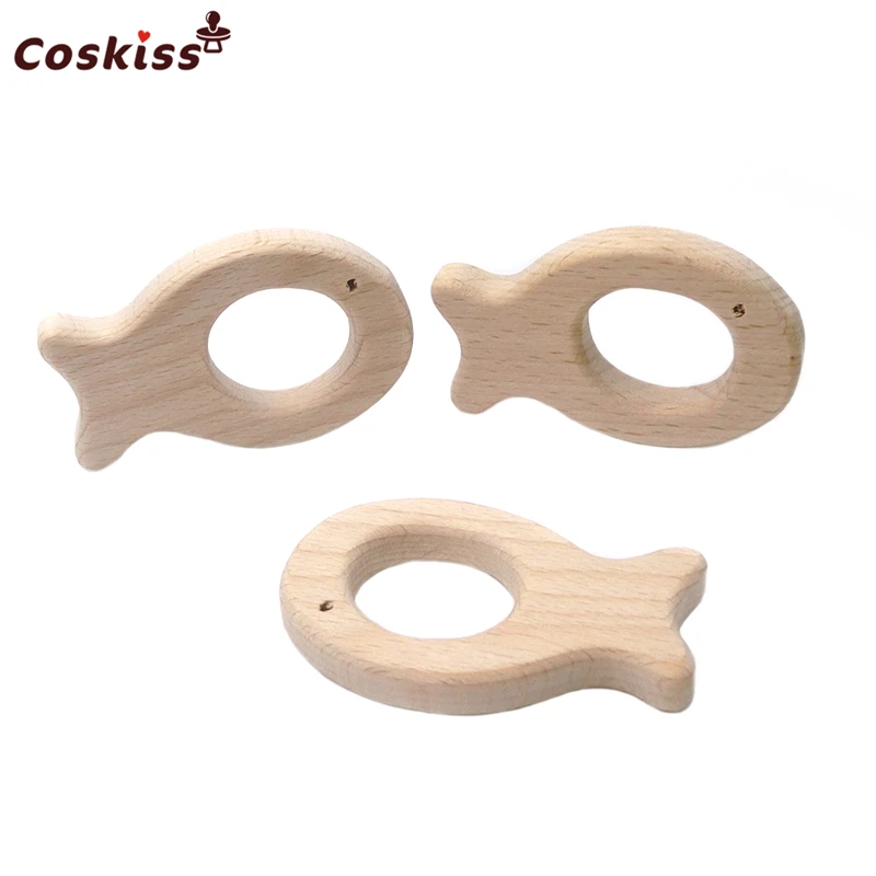 Деревянная подвеска в виде рыбы из бука|baby teether|baby teether woodteether baby |