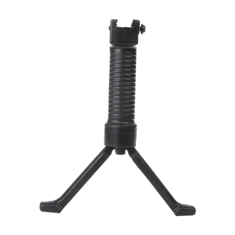 

Tactical Rifle Grip Stand Vertical Foregrip Military Issue Bipod Picatinny Weaver Rail