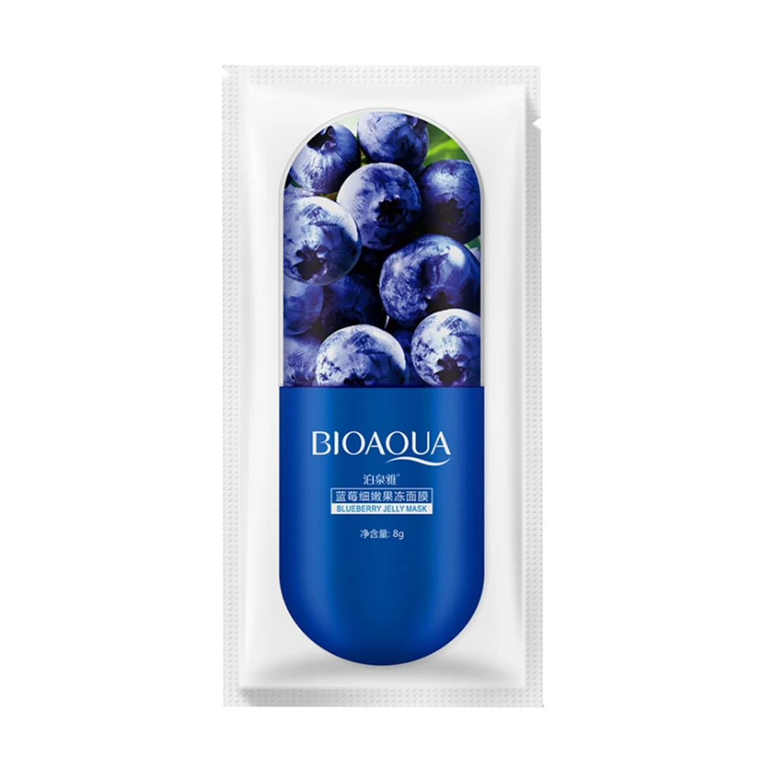 blueberry BIOAOUA маска для лица желе Deepth Увлажняющая сыворотка для лица маска для сна желе для лица отбеливающая питательная масло контроль уход за кожей - Цвет: blueberry