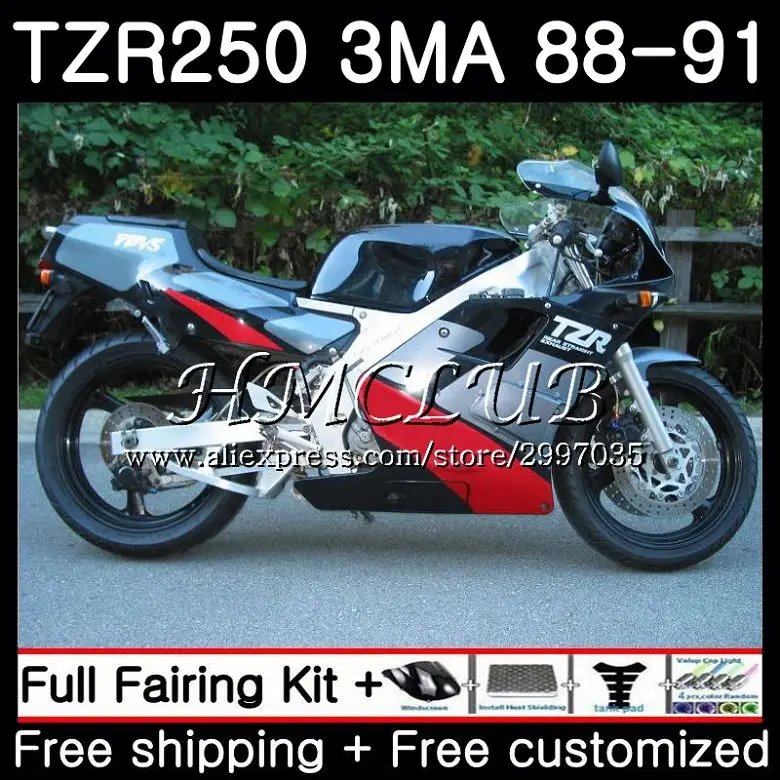 Корпус обтекателя Для YAMAHA TZR-250 3MA TZR 250 1988 1989 1990 1991 5HC9 TZR250RR TZR250 RS RR YPVS