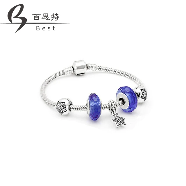 

BEST 100% 925 Sterling Silver Bracelet For Women With Heart Safety Chain Ice Charms Beads Fashion Jewelry Free Shipping