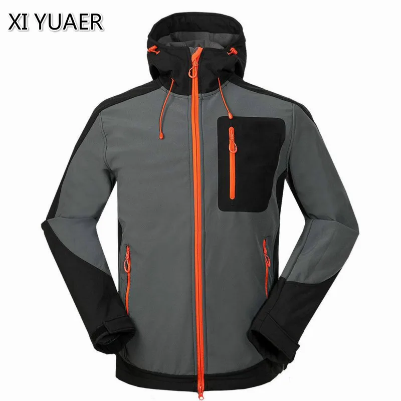 2018 Men's Hiking Jackets Softshell Jacket Men Outdoor Autumn Winter