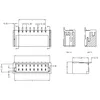 Douille de montage horizontale en Surface, 50 pièces, JST-SH, 1.0MM, 2 à 10 broches ► Photo 2/3