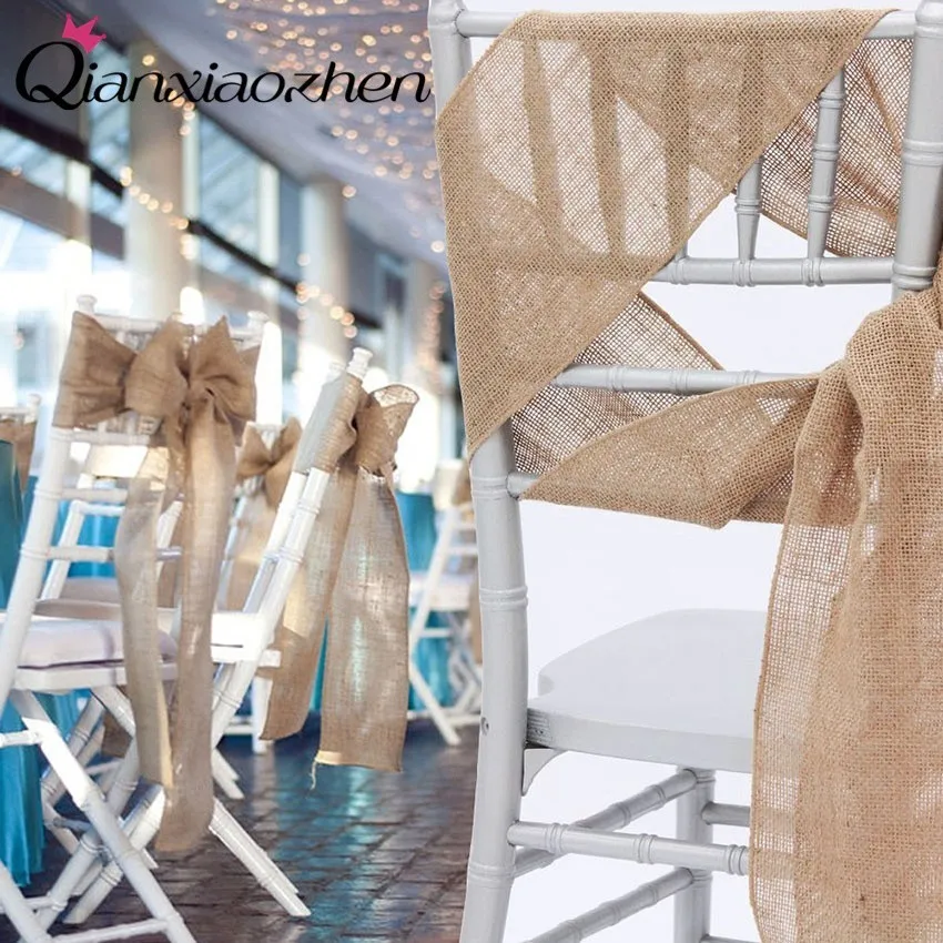 

Qianxiaozhen, 1 шт., фатиновое свадебное украшение для стула