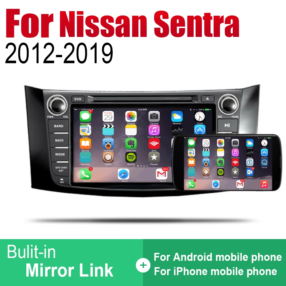 Автомобильный dvd-плеер gps навигация для Nissan Sentra 2012~ автомобильное мультимедиа андроид экран системы радио стерео