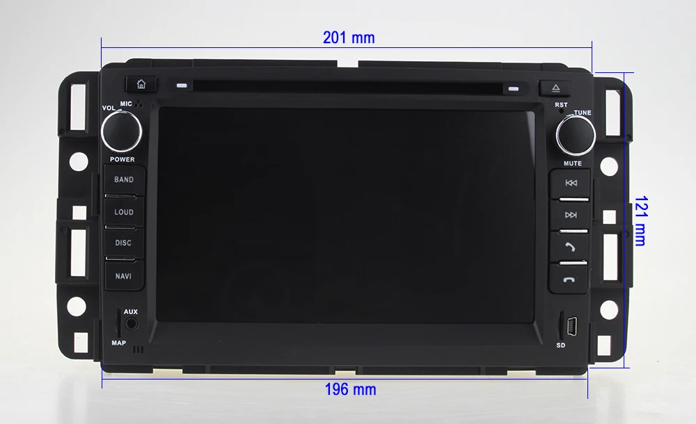 Clearance 4GB RAM Android 8.0 Car DVD Player Radio GPS for Chevrolet Express Van Traverse Impala Avalanche GMC Acadia Savana Yukon Sierra 1