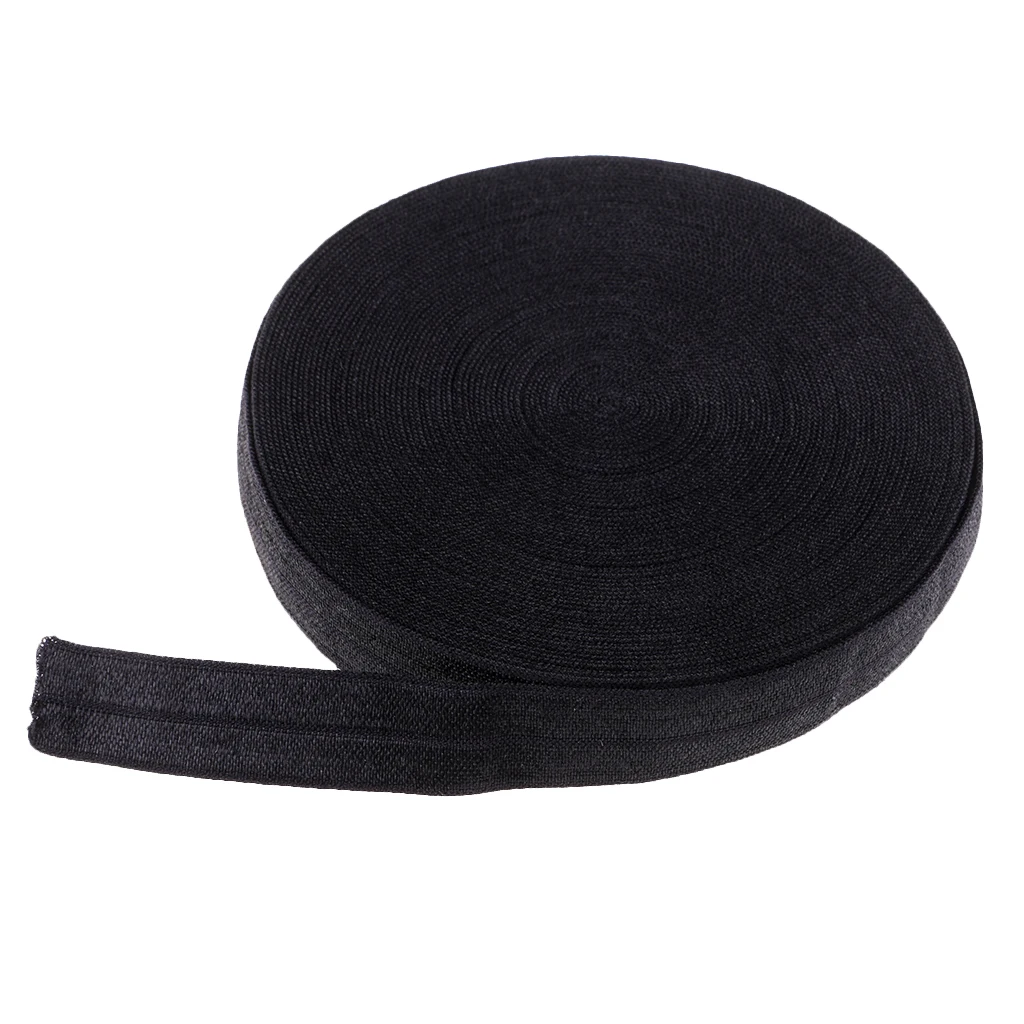 10.9 Yards 15mm Elastic Band Multi-role Ribbon Sewing Trim Waist Strap Garment Accessory 13 Colors Optional