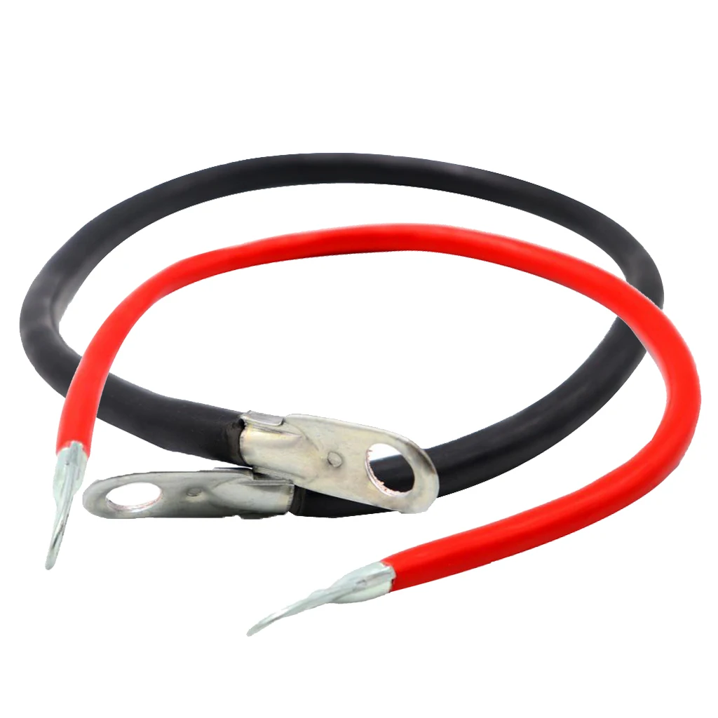 2Pack 5 Gauge AWG Power Inverter Battery Ground Cable Wire Kit Replacement for DC to AC Inverters RV Car Solar Marine