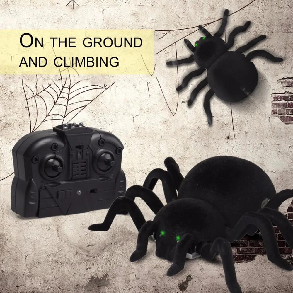 

Wall Climbing Spider Remote Control Toys Infrared RC Tarantula Kid Gift Toy Simulation Furry Electronic Spider Toy For Kids Boys
