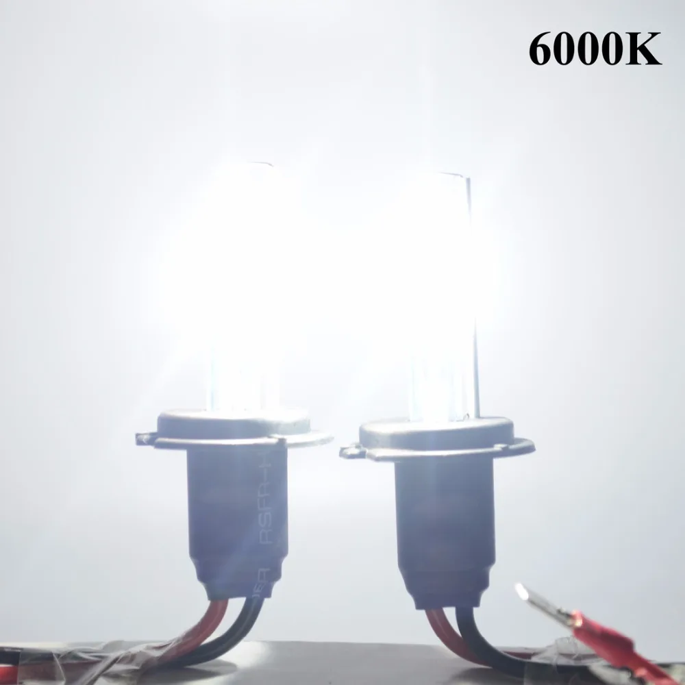 Kit de Conversão de Lâmpada Safego Xenon 6000k 55w 8000k 4300k 10000k Kit Hid h7 10 Lâmpadas de farol de carro (Xenon)
