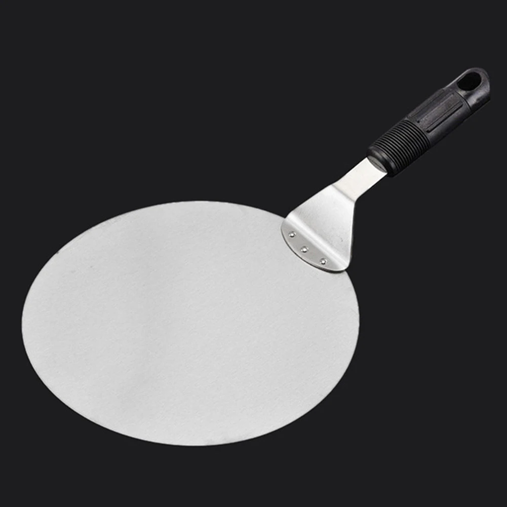 Stainless Steel Home Kitchen Accessories Bakeware Cooking Round Peel With Wooden Handle Bar Cake Spatula Lifter Pizza Shovel | Дом и сад