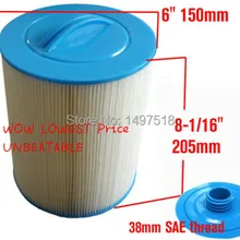 Фильтр для гидромассажной ванны, спа-фильтр, картридж для гидромассажной ванны 8'x6' SAE, резьба, подходит для Китая, США, Австралии, спа-фильтрующий элемент