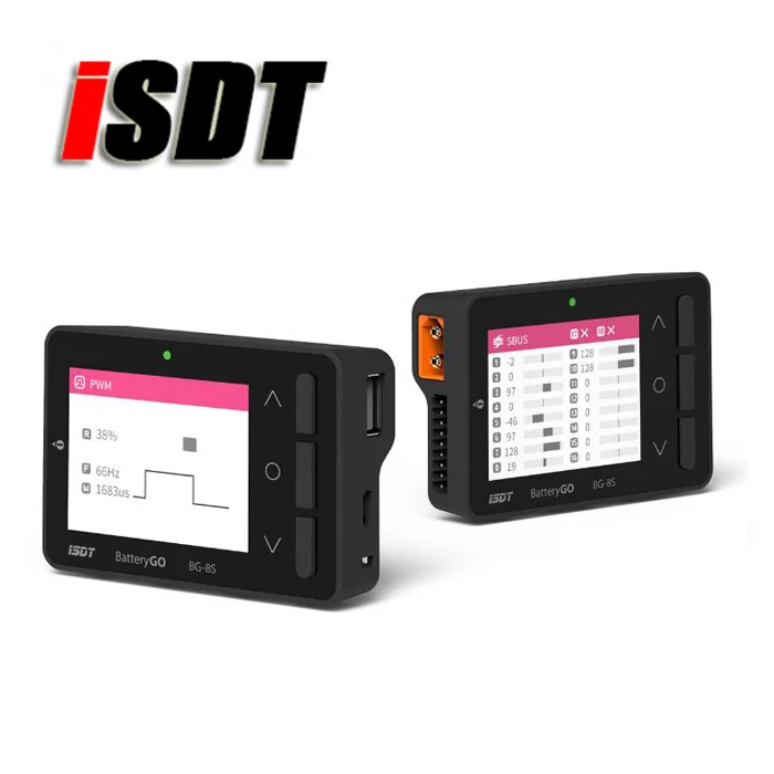 

100% Original ISDT BG-8S Smart Battery Checker With Color Display or Checker Balancer Receiver Signal Tester Quick Charger