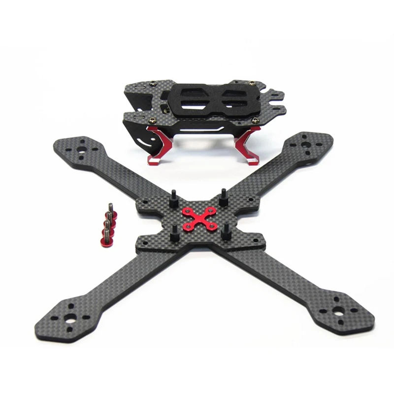 

DALRC title X212 212mm Wheelbase Carbon Fiber Frame Kit 4mm Arm Quacopter Frame for DIY FPV Racing Drone