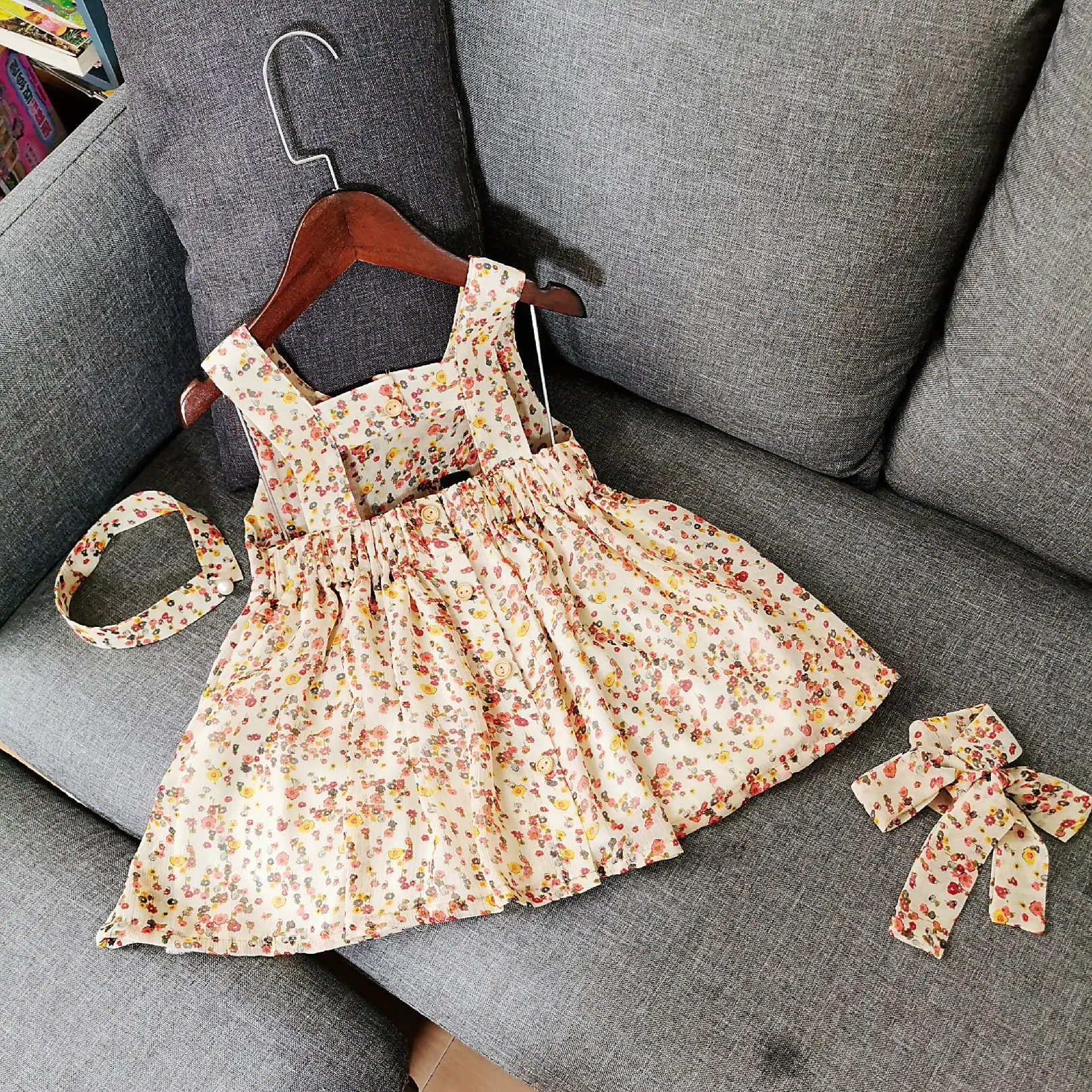 Платье для мамы и дочки в романтическом французском стиле Модные Платья с цветочным принтом для мамы и меня одинаковая семейная одежда для родителей