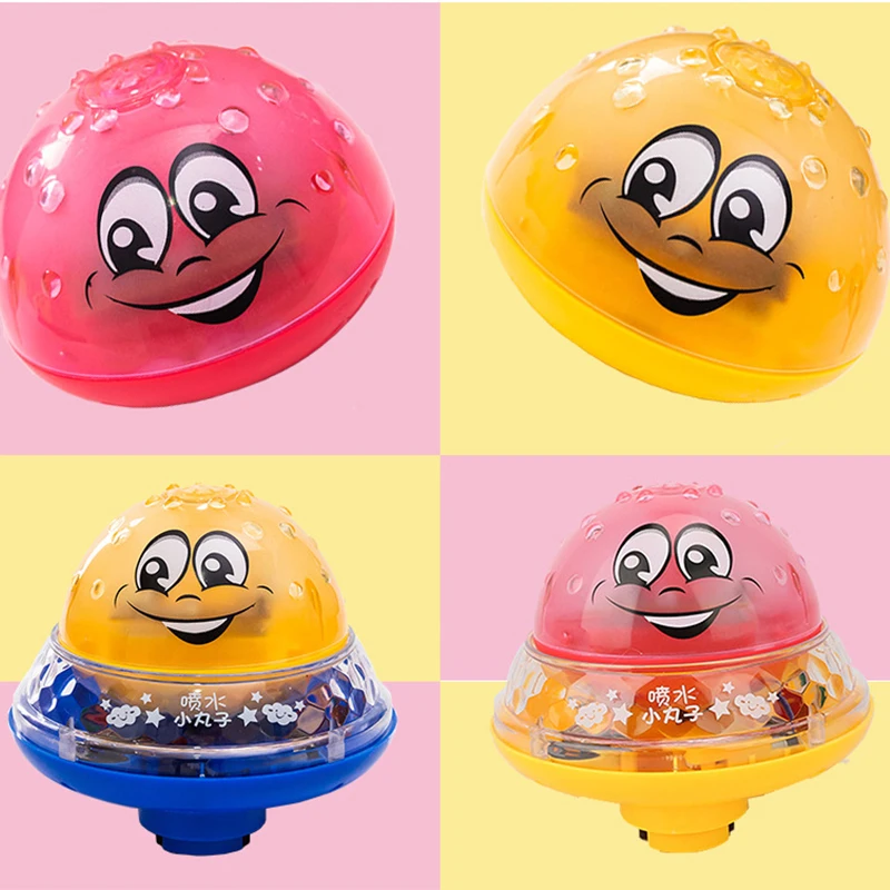 

Bathroom Baby Bath Toys Electric Inductive Spray Water Ball With Light Bathtub Swimming Toys For Toddler Infant Children Gift