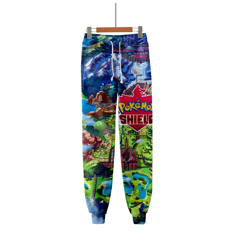 Pokemon Sword and Shield 3D Printed Jogger Pants Women/Men Fashion Streetwear Sweatpants 2019 Hot Sale Casual Trendy Long Pants
