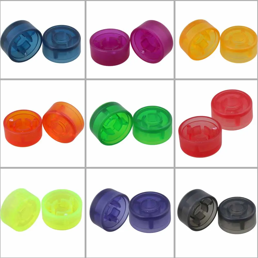 Electric Guitar Effects Parts Switch Pedal Cap Set of 10 Plasticin