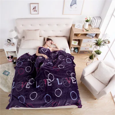 

Plaid Fleece Blanket on the bed Blankets for beds Throw Blanket Plush Flannel Winter Warm Coral Blanket for Bed Car Sofa